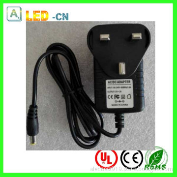12V/2A with EU/Us/UK/Au Plug AC/DC Adaptor
